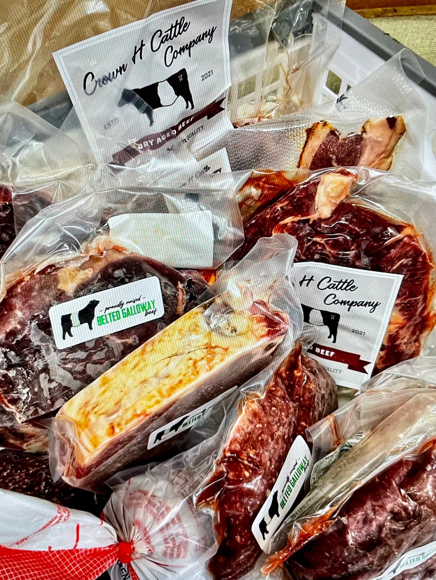 Beef Pack - Beltie Beef Round Up Box